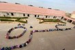 تضامنا مع غزة.. طلاب جامعة نواكشوط العصرية يرسمون اسم فلسطين بأجسادهم