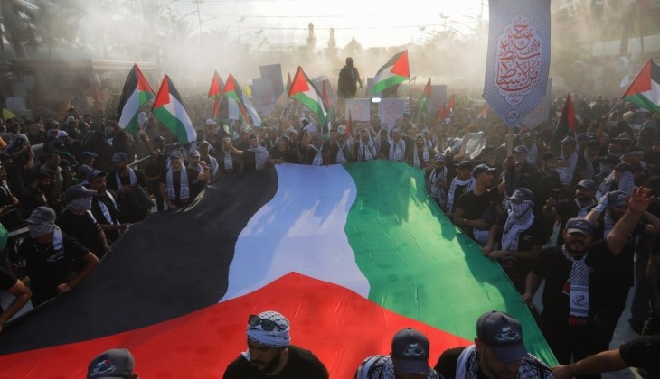 “لبيك يا فلسطين وصرخة مظلومية غزة” تصدح بمختلف اللغات في الأربعين